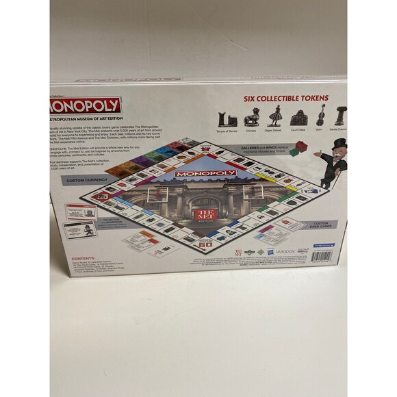 Board Game Monopoly The Met Edition 2020 Sealed New - Picture 4 of 7
